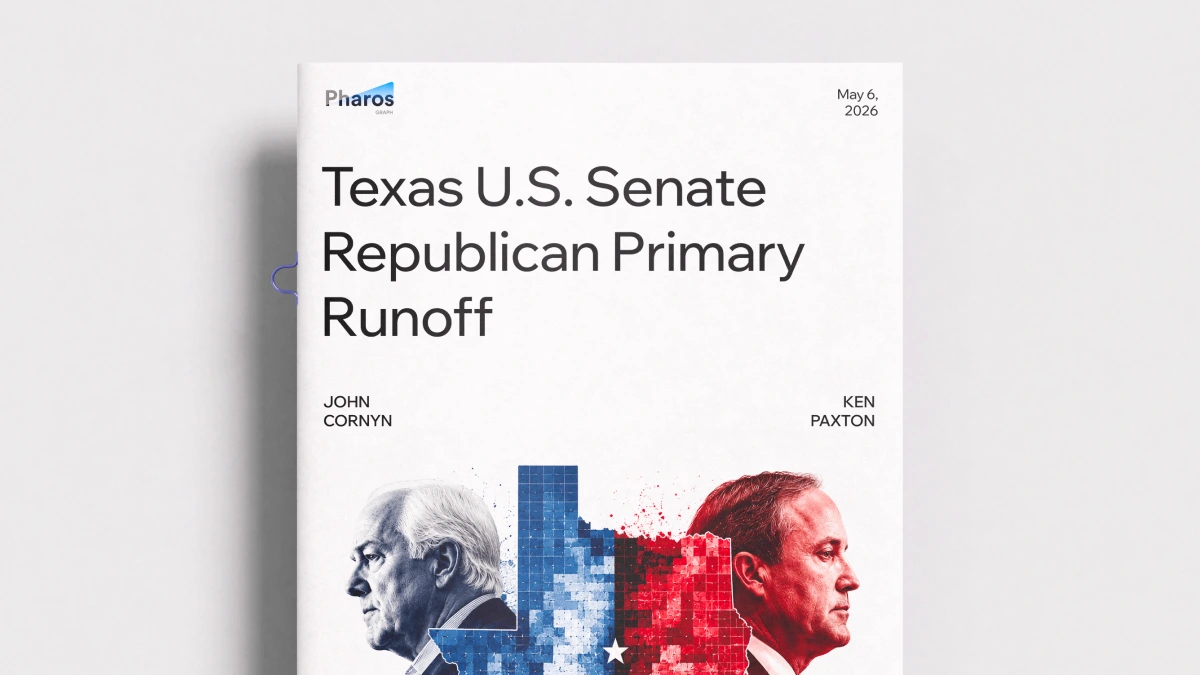 Cover of a Texas U.S. Senate Republican Primary Runoff activation brief.